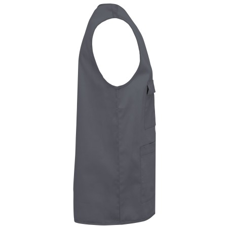 Unisex polycotton multi-pocket vest