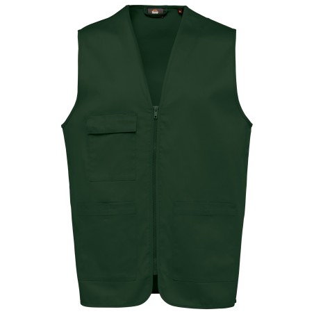Unisex polycotton multi-pocket vest
