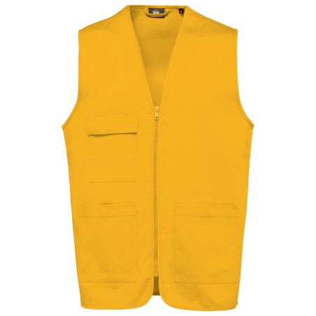 Chaleco polialgodón multibolsillos - Unisex