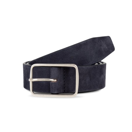 Men\\\'s velvet leather belt