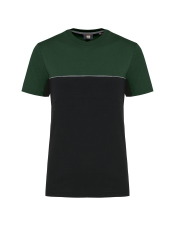 Recycled two-tone short-sleeved T-shirt 2