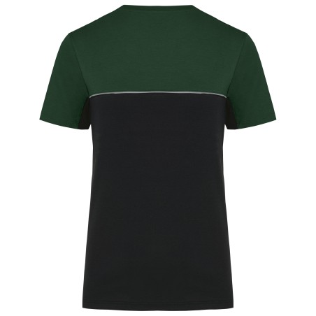 Recycled two-tone short-sleeved T-shirt