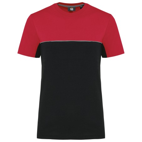 Camiseta bicolor ecorresponsable manga corta - Unisex