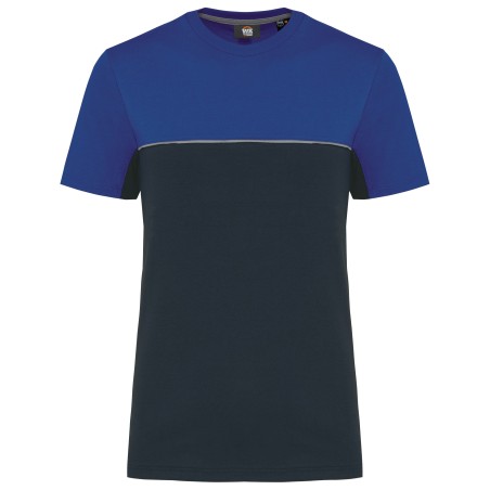 Camiseta bicolor ecorresponsable manga corta - Unisex