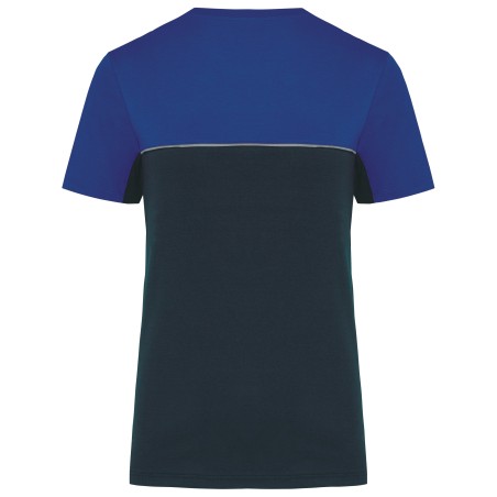 Camiseta bicolor ecorresponsable manga corta - Unisex