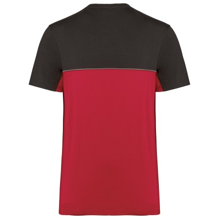 Camiseta bicolor ecorresponsable manga corta - Unisex