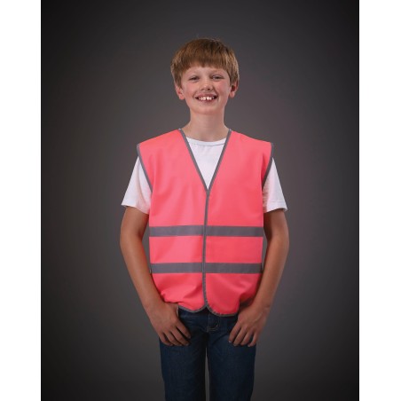 Gilet with Reflective Hem & Strips
