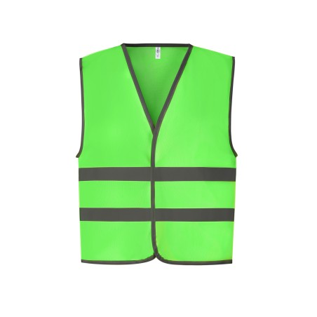 Gilet with Reflective Hem & Strips