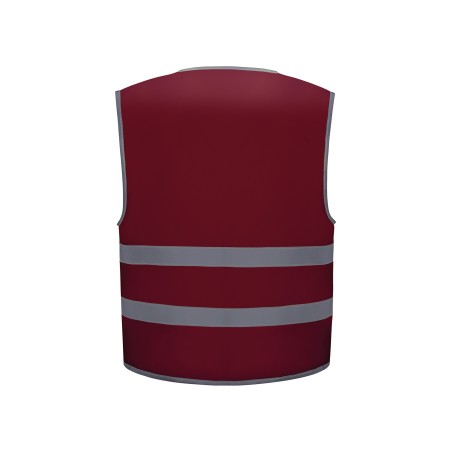 Gilet with Reflective Hem & Strips