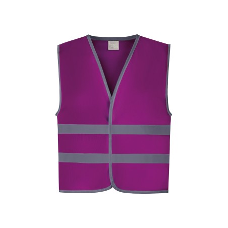 Gilet with Reflective Hem & Strips