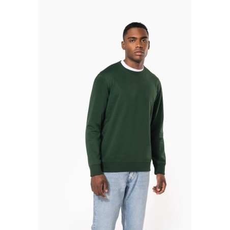 Sudadera cuello redondo reciclada unisex