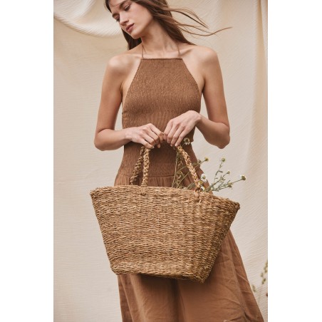 Hand-woven basket