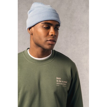 Sudadera cuello redondo reciclada unisex