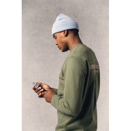 Sudadera cuello redondo reciclada unisex