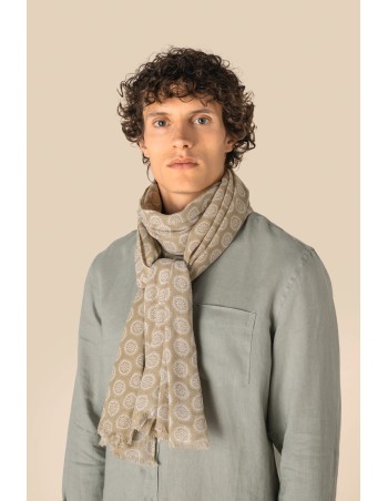 Fular con estampado unisex