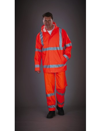 Chaqueta Alta Visibilidad Soft Flex transpirable para lluvia