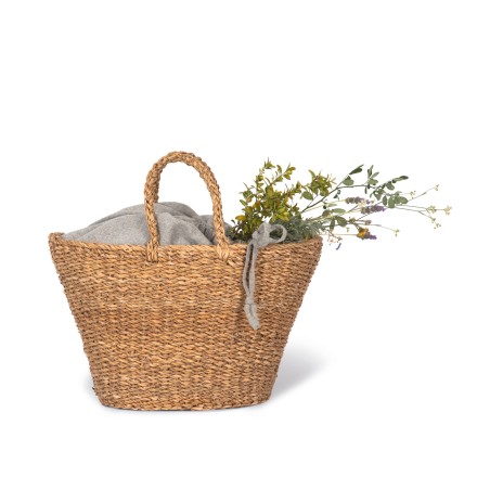 Hand-woven basket