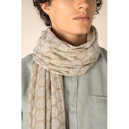 Fular con estampado unisex