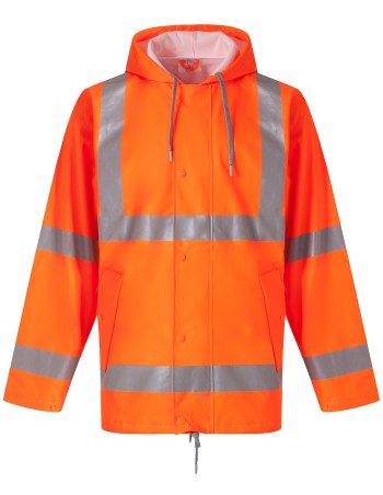Hi-Vis Soft Flex Breathable Rain Jacket 2