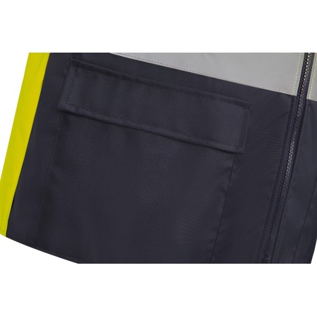 Hi-vis padded bodywarmer