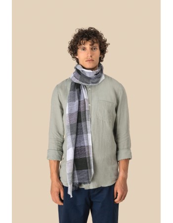 Fular a cuadros unisex 2