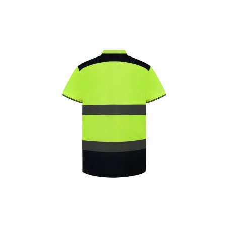 Hi-vis two-tone polo shirt