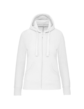 Sudadera con capucha y cremallera de mujer 2