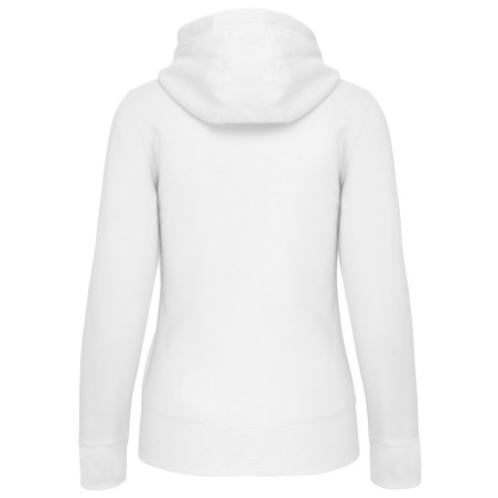 Ladies\\\' full zip hooded sweatshirt