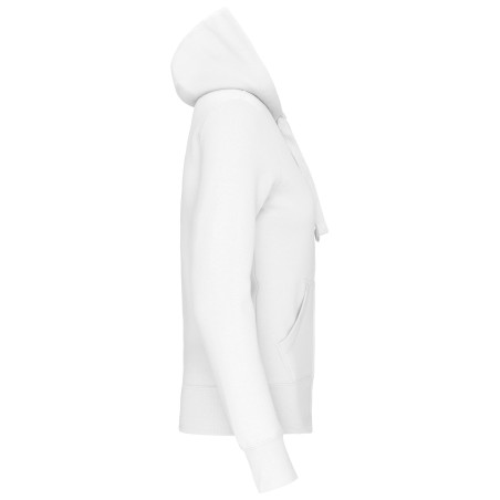 Ladies\\\' full zip hooded sweatshirt