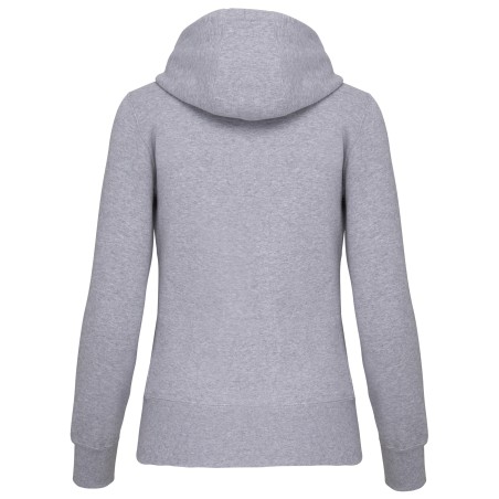 Ladies\\\' full zip hooded sweatshirt