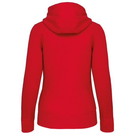Ladies\\\' full zip hooded sweatshirt
