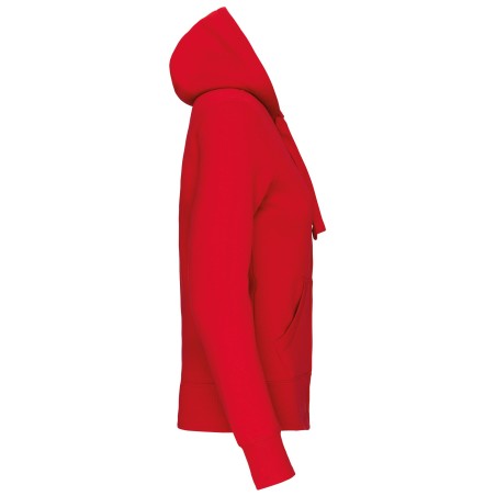 Ladies\\\' full zip hooded sweatshirt