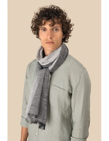 Fular a rayas unisex