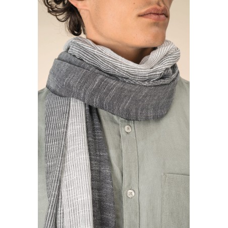 Fular a rayas unisex