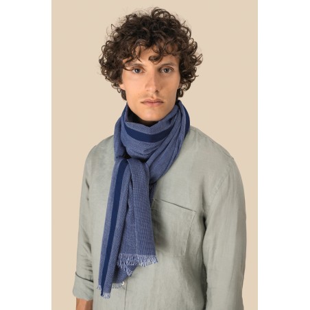 Fular tejido chambray unisex