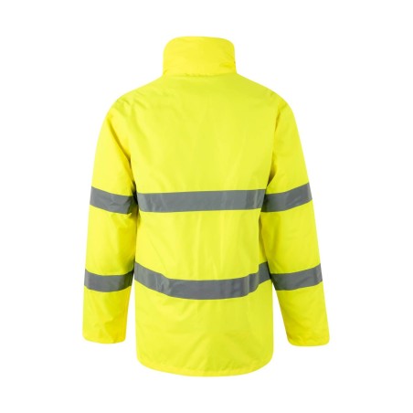PARKA ALTA VISIBILIDAD BANDAS REFLECTANTES