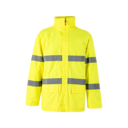 PARKA ALTA VISIBILIDAD BANDAS REFLECTANTES