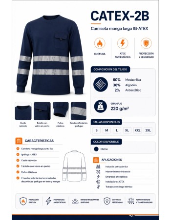 copy of Camiseta ignífuga-Atex manga larga 2