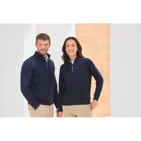 Sudadera 1/4 cremallera unisex
