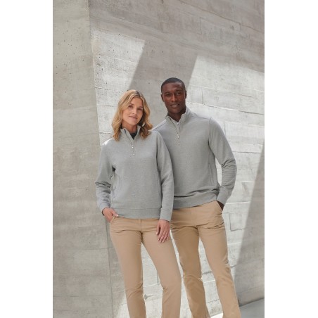 Sudadera 1/4 cremallera unisex