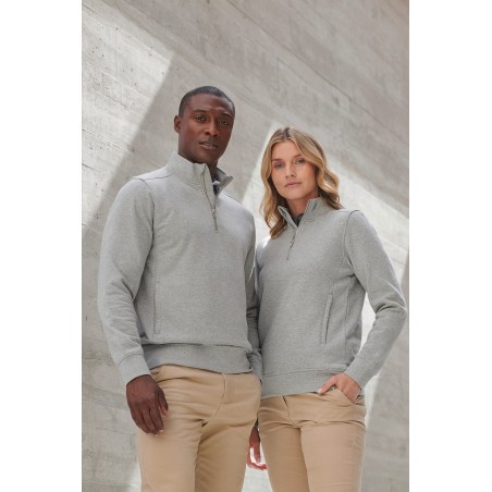 Sudadera 1/4 cremallera unisex