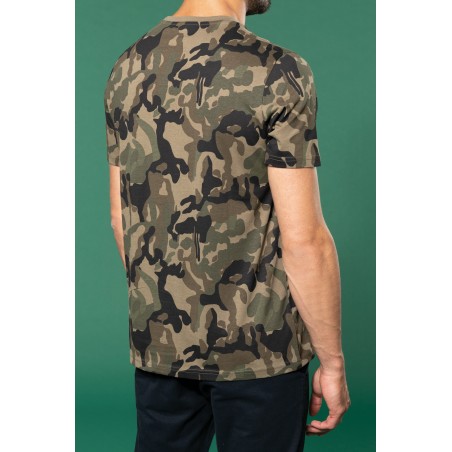 Camiseta camuflaje hombre