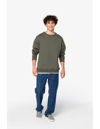 Sudadera cuello redondo oversize unisex 2