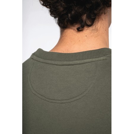 Sudadera cuello redondo oversize unisex