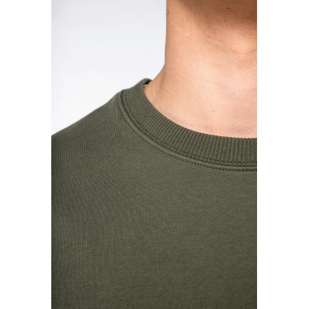 Sudadera cuello redondo oversize unisex