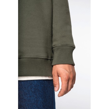 Sudadera cuello redondo oversize unisex
