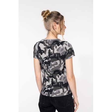 Camiseta camuflaje mujer