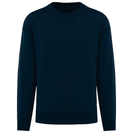 Sudadera cuello redondo oversize unisex