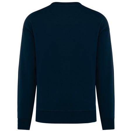 Sudadera cuello redondo oversize unisex