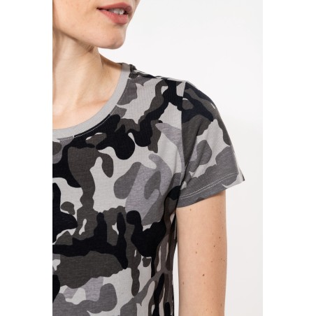Camiseta camuflaje mujer